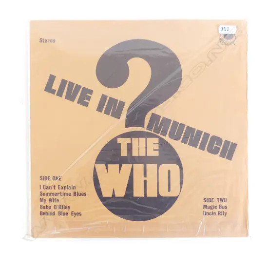 The Who, Live In Munich